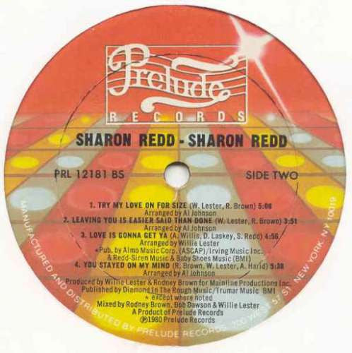 Sharon Redd : Sharon Redd (LP, Album)