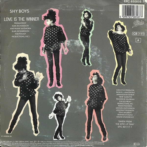 Ana : Shy Boys (7", Single)