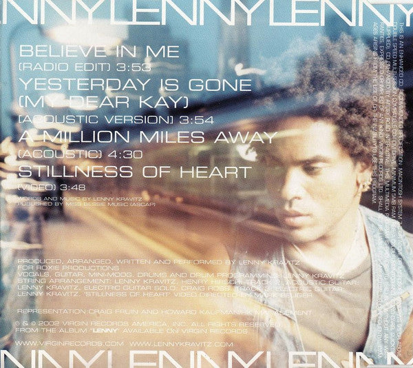 Lenny Kravitz : Believe In Me (CD, Maxi, Enh)