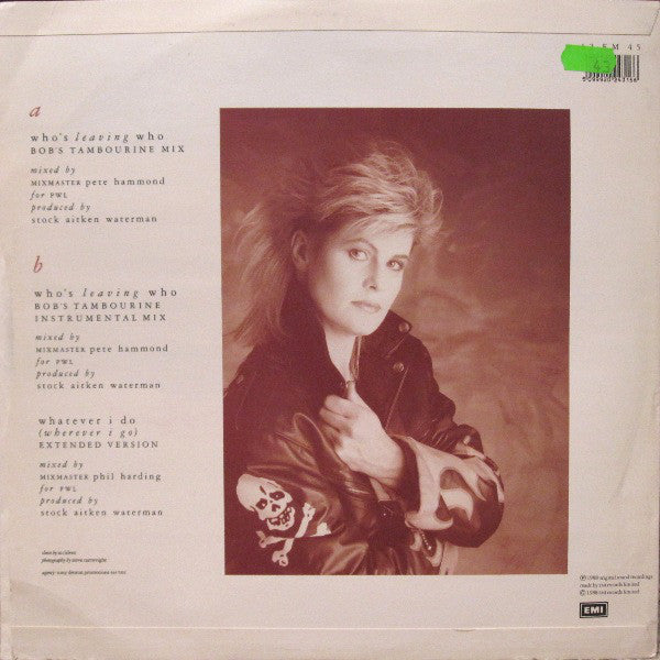 Hazell Dean : Who's Leaving Who (12", Single)