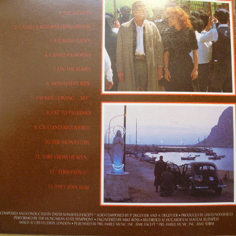 David Mansfield : The Sicilian (Original Motion Picture Soundtrack) (CD, Album)