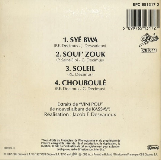 Kassav' : Syé Bwa (CD, Mini, Maxi, Car)