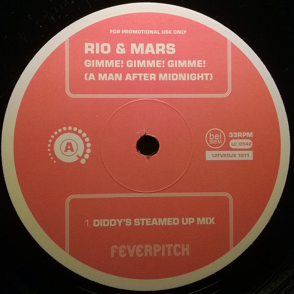 Rio & Mars : Gimme! Gimme! Gimme! (A Man After Midnight) (Promo 2) (12", Promo)