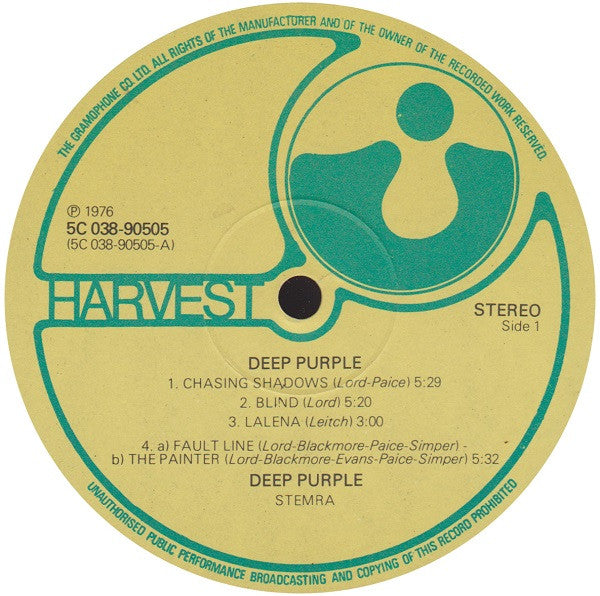 Deep Purple : Deep Purple (LP, Album, RE)