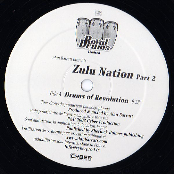 Alan Barratt : Zulu Nation Part 2 (12")