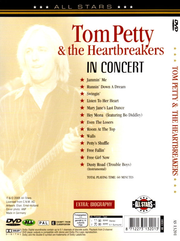 Tom Petty And The Heartbreakers : Free Fallin' (DVD)