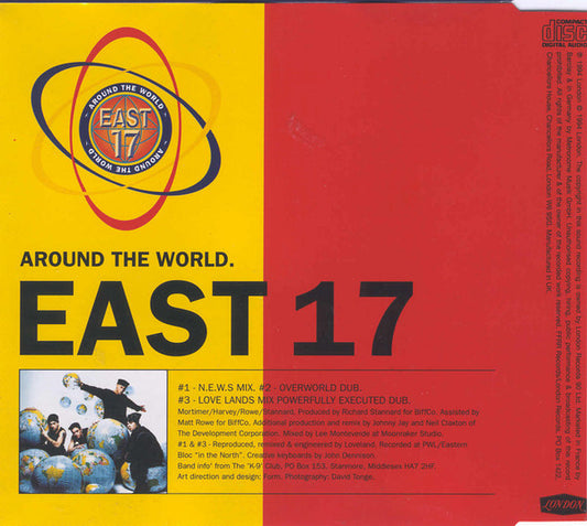 East 17 : Around The World (The Remixes) (CD, Maxi)