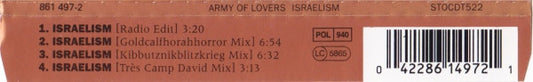 Army Of Lovers : Israelism (CD, Maxi)