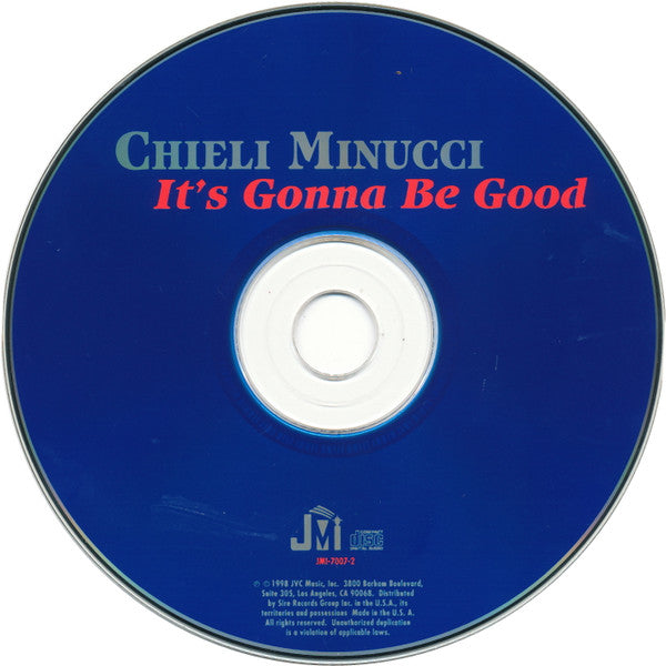 Chieli Minucci : It's Gonna Be Good (CD, Album)