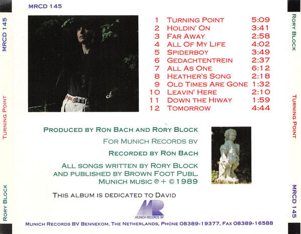 Rory Block : Turning Point (CD, Album)