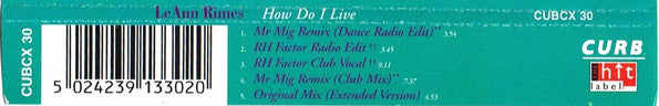 LeAnn Rimes : How Do I Live (Dance Mix) (CD, Single)