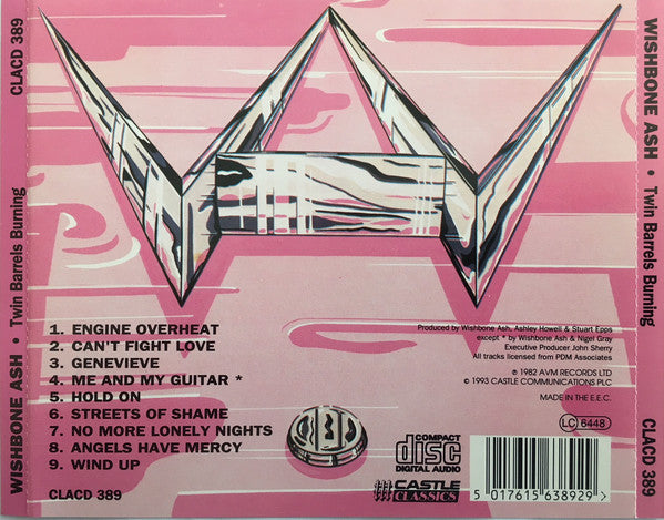 Wishbone Ash : Twin Barrels Burning (CD, Album, RE)
