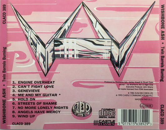 Wishbone Ash : Twin Barrels Burning (CD, Album, RE)
