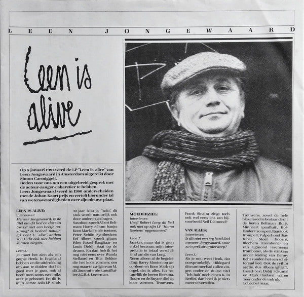 Leen Jongewaard : Leen Is Alive (LP)