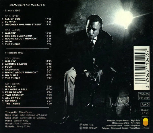 Miles Davis Featuring John Coltrane, Sonny Stitt : En Concert Avec Europe 1 (4xCD, Album)