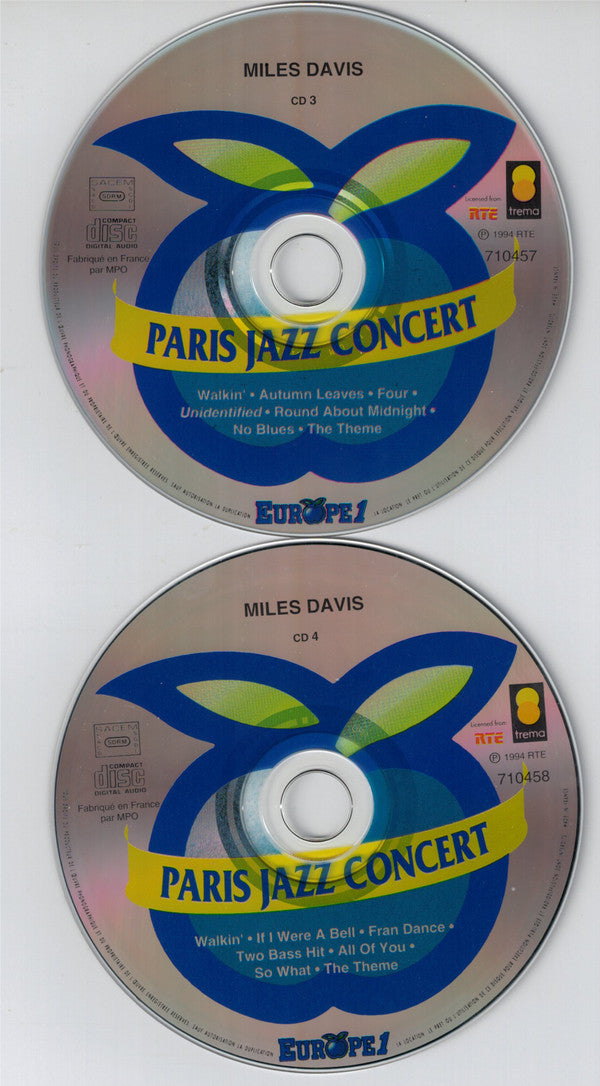 Miles Davis Featuring John Coltrane, Sonny Stitt : En Concert Avec Europe 1 (4xCD, Album)