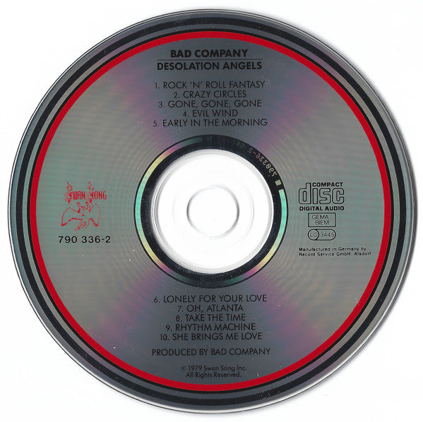 Bad Company (3) : Desolation Angels (CD, Album, RE)