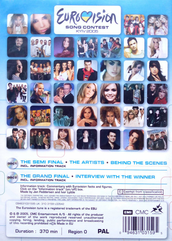 Various : Eurovision Song Contest Kyiv 2005 (2xDVD-V, PAL)