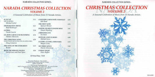Narada Artists : Narada Christmas Collection Volume 2 (CD, Comp)