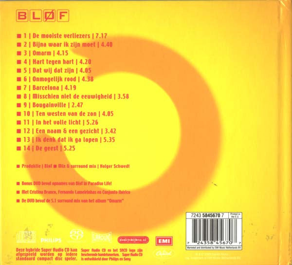 Bløf : Omarm (SACD, Hybrid, Multichannel, Album, Ltd, Dig + DVD-)