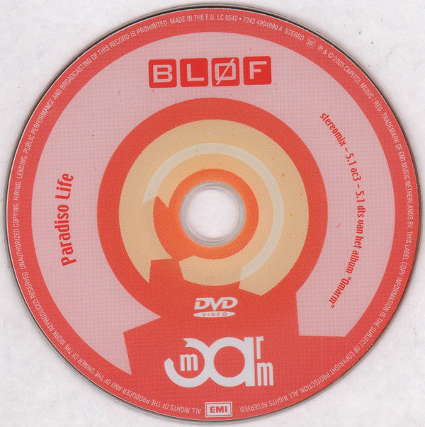 Bløf : Omarm (SACD, Hybrid, Multichannel, Album, Ltd, Dig + DVD-)