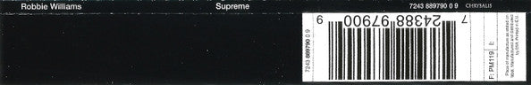 Robbie Williams : Supreme (CD, Maxi, Enh)