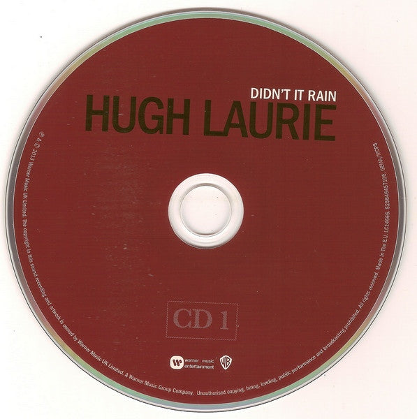 Hugh Laurie : Didn't It Rain (2xCD, Ltd, Boo)