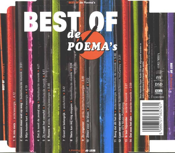 De Poema's : Best Of (SACD, Hybrid, Multichannel, Album)