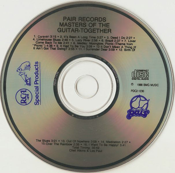 Chet Atkins, Les Paul : Masters Of The Guitar-Together (CD, Comp)