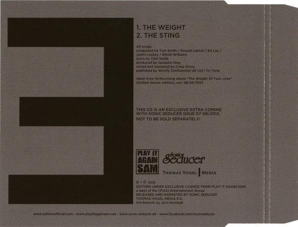 Editors : The Weight (Minimax, EP)