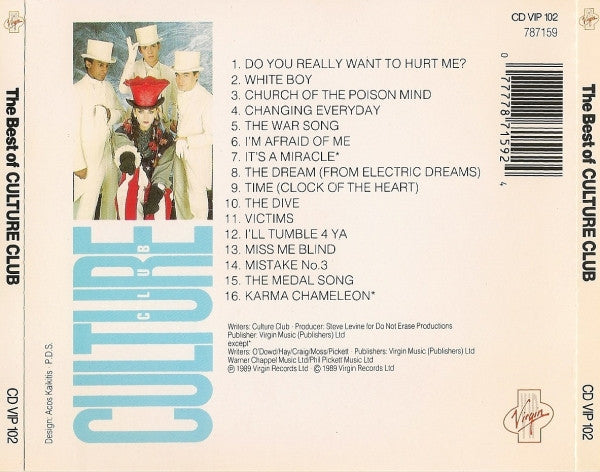 Culture Club : The Best Of (CD, Comp, RE)