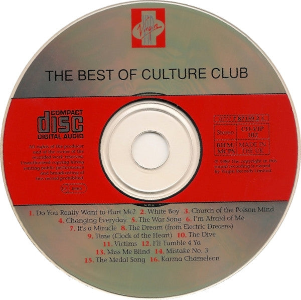 Culture Club : The Best Of (CD, Comp, RE)