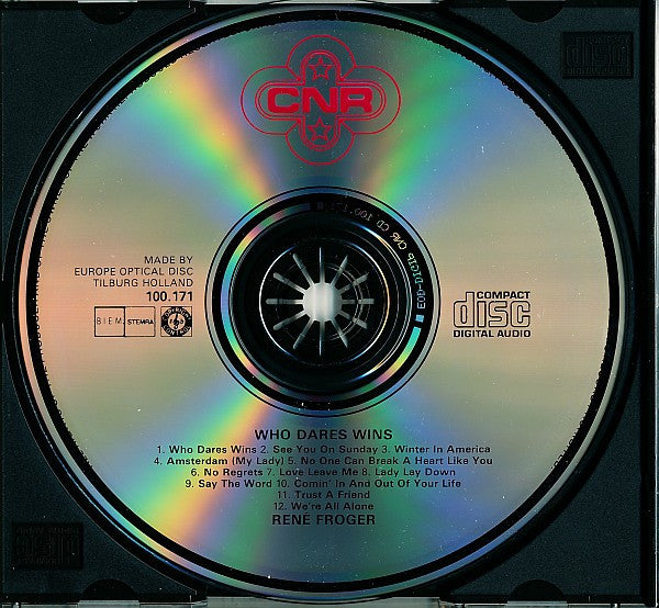 René Froger : Who Dares Wins (CD, Album)