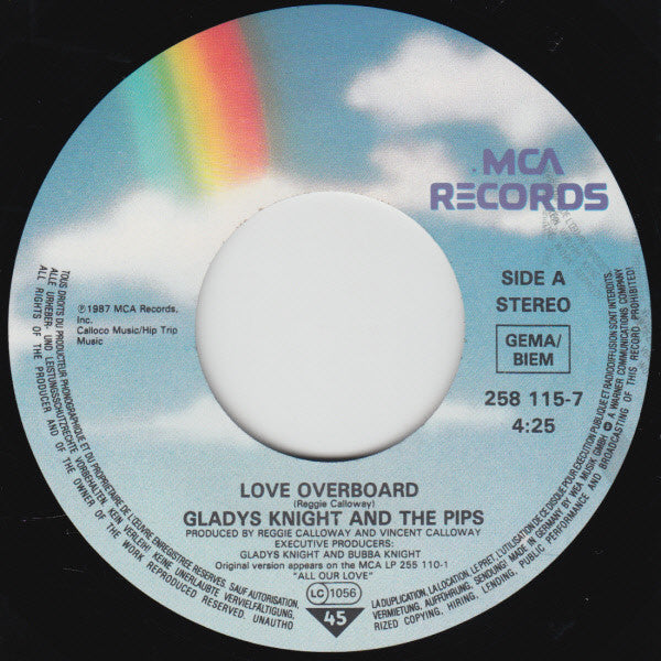 Gladys Knight And The Pips : Love Overboard (7", Single, Kno)