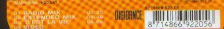 Mad'house : Holiday (CD, Single, Enh)