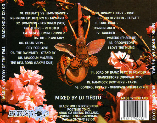 DJ Tiësto : Magik: Story Of The Fall (CD, Mixed)