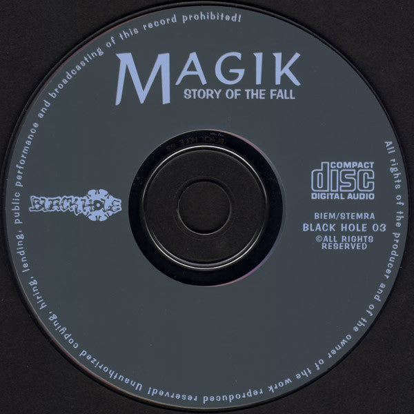 DJ Tiësto : Magik: Story Of The Fall (CD, Mixed)