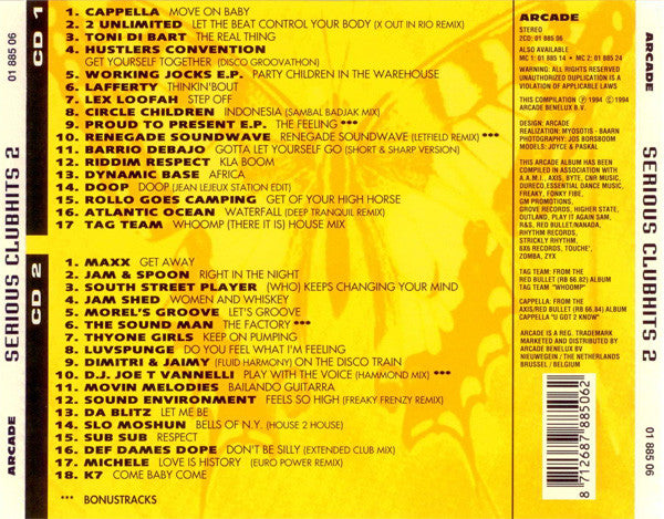 Various : Serious Clubhits 2 (2xCD, Comp)