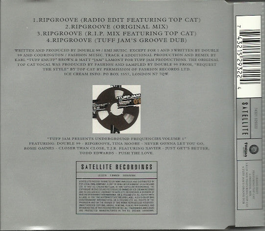 Double 99 : Ripgroove (CD, Single, RE)