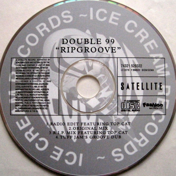 Double 99 : Ripgroove (CD, Single, RE)