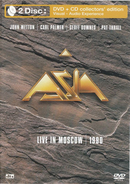Asia (2) : Live In Moscow 1990 (DVD-V, Multichannel, PAL, Reg + CD, Album, RE)