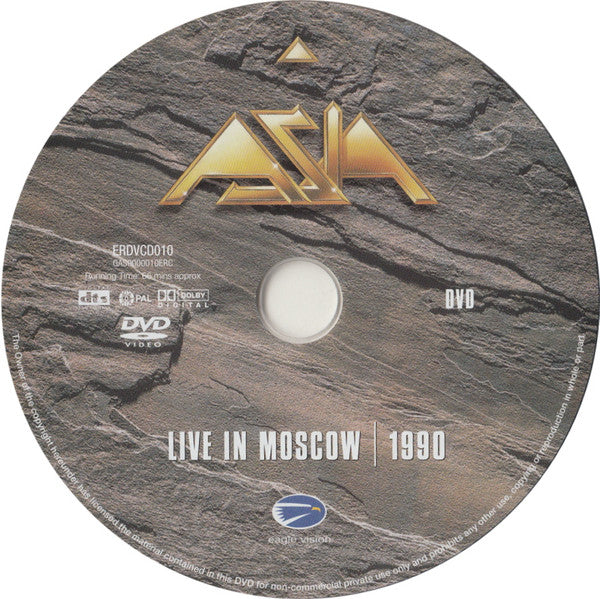 Asia (2) : Live In Moscow 1990 (DVD-V, Multichannel, PAL, Reg + CD, Album, RE)