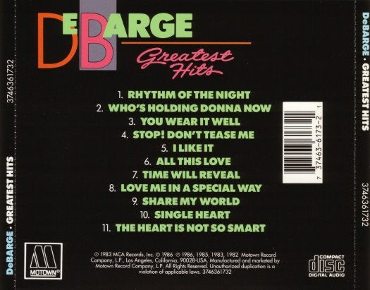 DeBarge : Greatest Hits (CD, Comp)