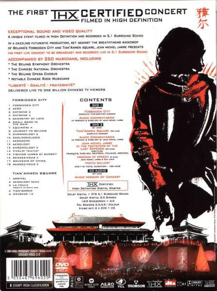 Jean-Michel Jarre : Jarre In China (Forbidden City - Tian'anmen) (2xDVD-V, Copy Prot., Multichannel, PAL, Dig + CD, )