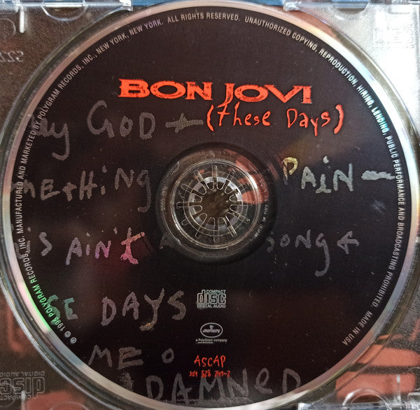 Bon Jovi : These Days (CD, Album)