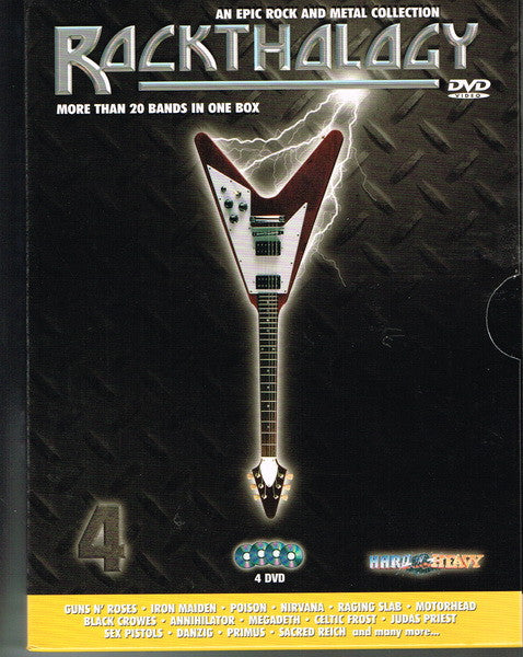 Various : Rockthology 4 (4xDVD-V, Comp, PAL, Dol)