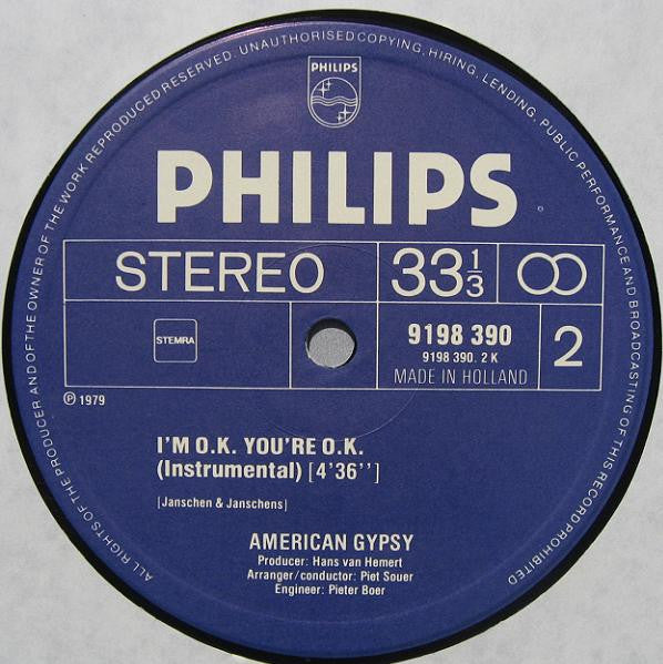 American Gypsy : I'm O.K. You're O.K. (12", Maxi)