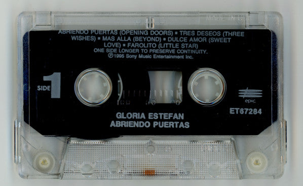 Gloria Estefan : Abriendo Puertas (Cass, Album)