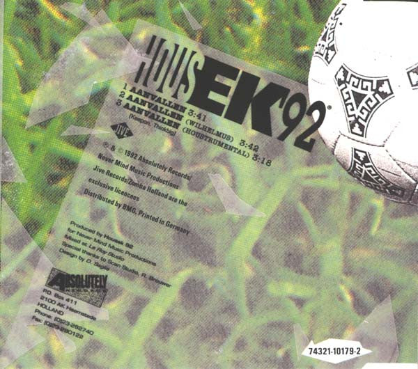 HousEK '92 : Aanvallen (CD, Maxi)