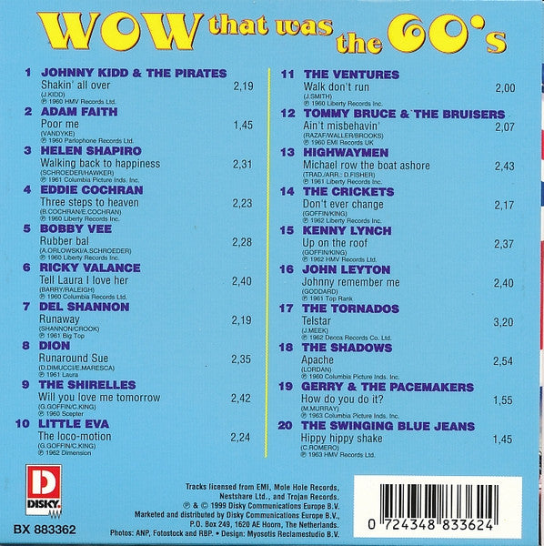 Various : Wow That Was The 60's (8xCD, Comp)